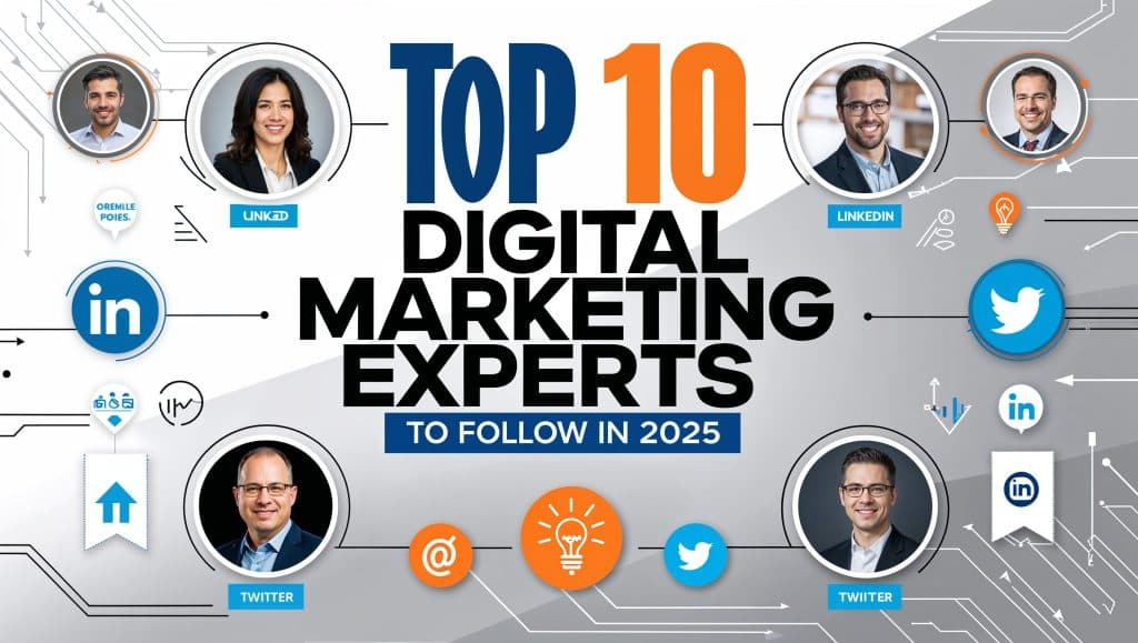 Top 10 Digital Marketing Experts To Follow In 2025